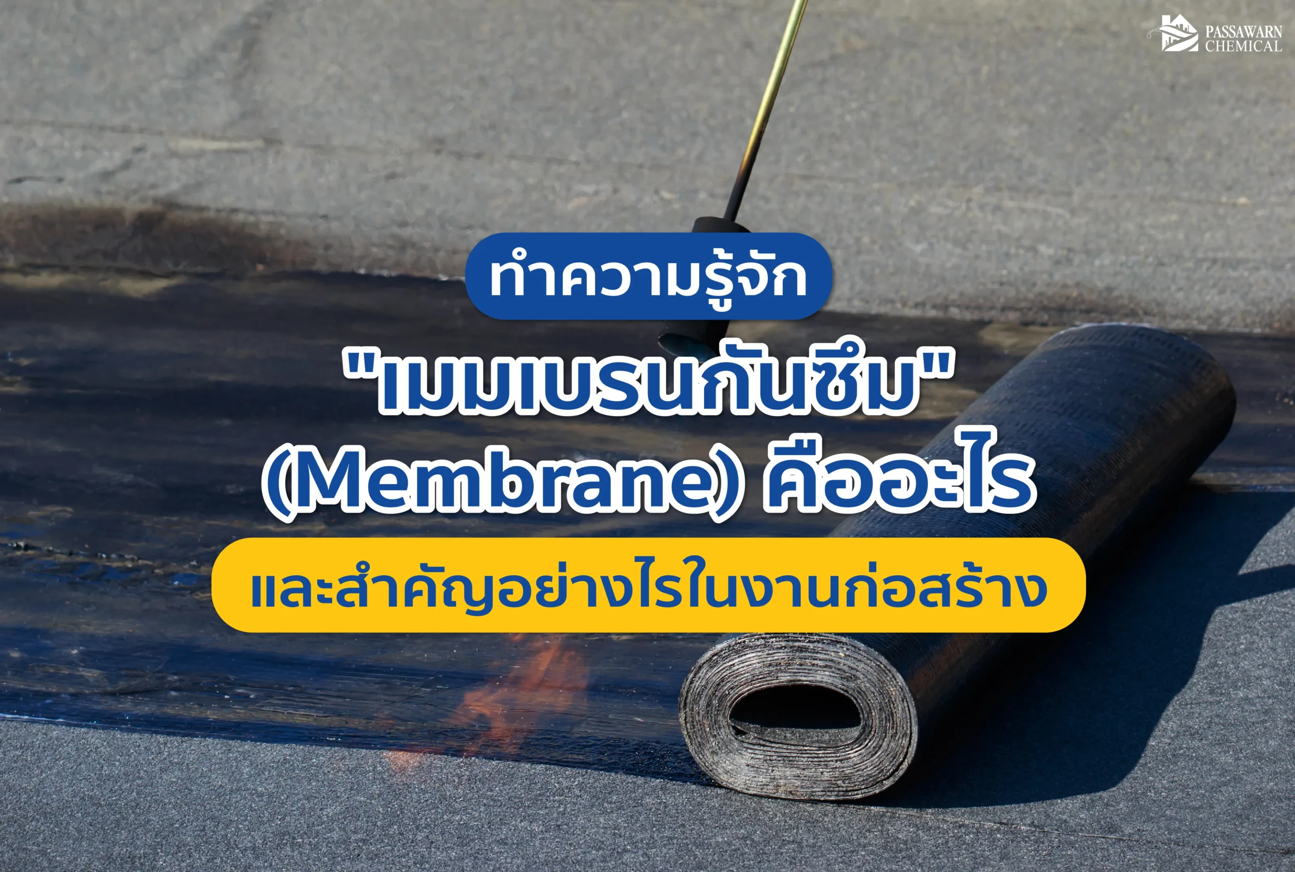 ทำความรู้จัก "เมมเบรนกันซึม" นวัตกรรมป้องกันน้ำรั่วซึมที่ดีที่สุด คืออะไร มีกี่แบบ และทำไมถึงเป็นหัวใจสำคัญที่ช่วยยืดอายุอาคารของคุณให้ยาวนาน อ่านเลย!