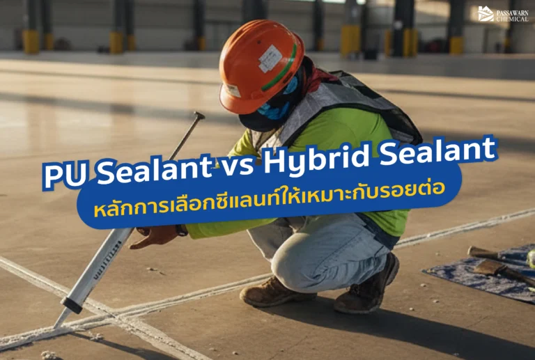 สับสนระหว่าง PU และ Hybrid? เจาะลึกวิธีเลือกซีลแลนท์อุดรอยต่อ ป้องกันน้ำรั่วซึม เปรียบเทียบ Smartflex Plus vs Silcor LM เลือกแบบไหนจบงานเนียน ปรึกษา PSWChemical