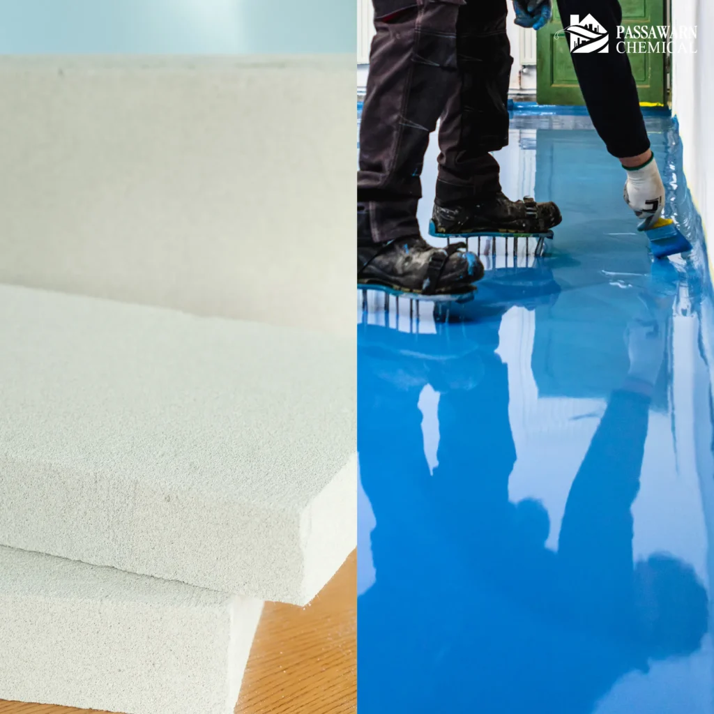 ตารางเปรียบเทียบ: PU Foam vs PU Coating 