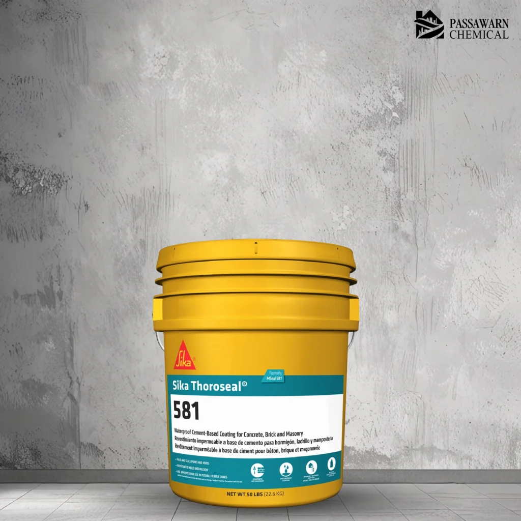 Sika Thoroseal®-581: เกราะป้องกันที่รับมือได้ทุกแรงดัน