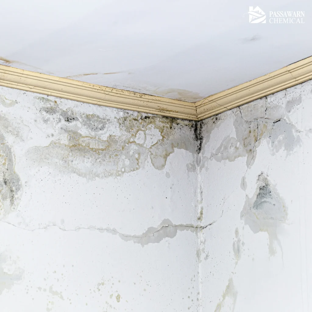 ทำไมงานกาวถึง "พอง" และ "ลอก"? (ศัตรูคือความชื้นและการรั่วซึม)