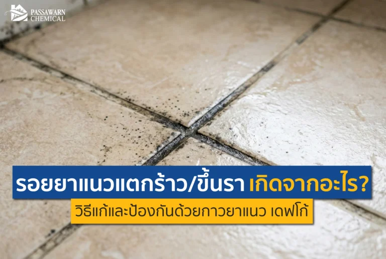 ปัญหารอยยาแนวแตกร้าว หลุดร่อน และเชื้อราดำเกิดจากอะไร? เจาะลึกสาเหตุพร้อมวิธีแก้ปัญหาและป้องกันแบบถาวรด้วยกาวยาแนว เดฟโก้ (Davco) ทำเองได้ง่ายๆ