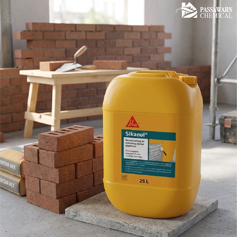 Sikanol คืออะไร? ทำไมช่างฉาบมือโปรถึงต้องมีติดไซต์งาน