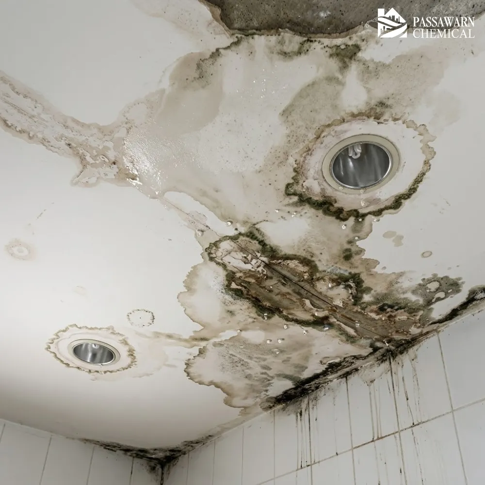 ทำไมดาดฟ้าถึง รั่วซึม จนทะลุลงมาทำลายฝ้าเพดาน?