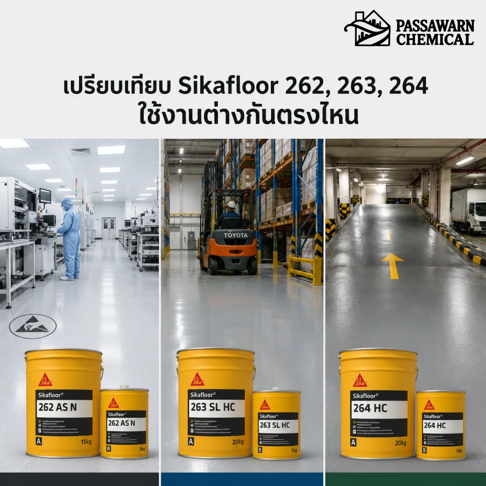 Sikafloor 263 คืออะไร เหมาะกับงานแบบไหน?