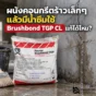 ผนังคอนกรีตร้าวเล็กและมีน้ำซึม Brushbond TGP CL ช่วยลดการซึมผ่านรูพรุนด้วยระบบ Crystalline แต่ต้องเช็กชนิดรอยร้าวก่อนซ่อม